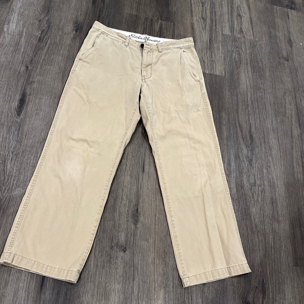 33x30 mens khaki Eddie Bauer pants
